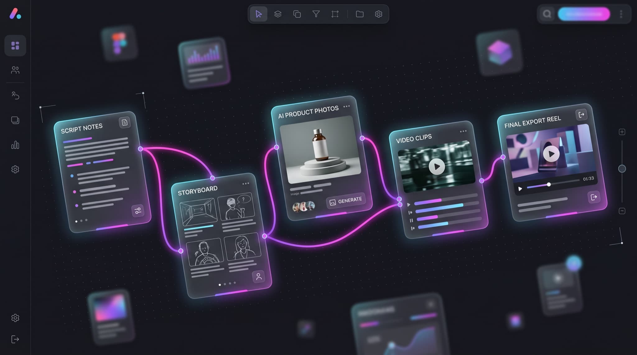 Canevas de nœuds Workflows